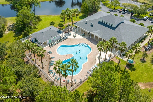 521 Cedar Arbor Ct, Saint Augustine, FL 32084 - view of subject property featuring a pool area and a large body of water