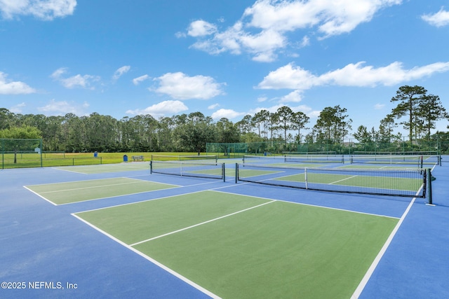 521 Cedar Arbor Ct, Saint Augustine, FL 32084 - view of tennis court with community basketball court
