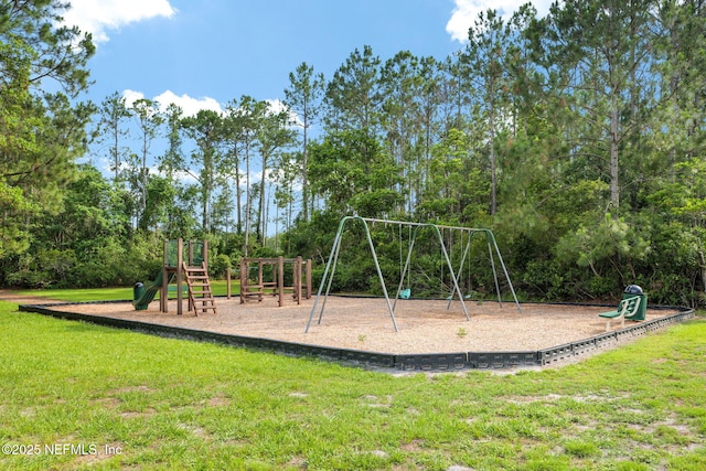 521 Cedar Arbor Ct, Saint Augustine, FL 32084 - community jungle gym featuring a lawn