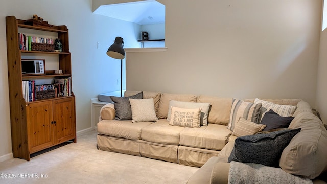 2708 Shade Tree Dr, Fleming Island, FL 32003 - carpeted living room with baseboards