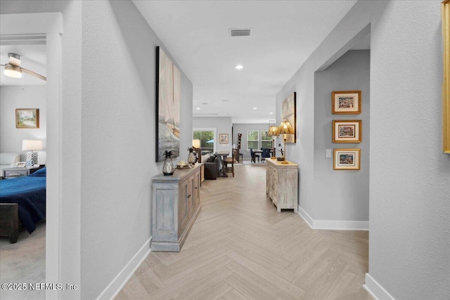 199 Ranch Land Cir, Saint Johns, FL 32259 - hallway with baseboards and recessed lighting