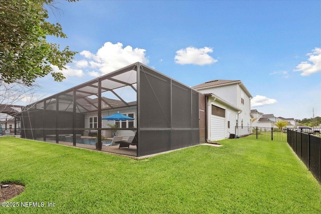 199 Ranch Land Cir, Saint Johns, FL 32259 - rear view of property with a lanai and a patio