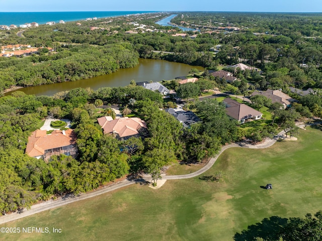 8 Rue Renoir, Palm Coast, FL 32137 - aerial overview of property's location featuring a nearby body of water and nearby suburban area
