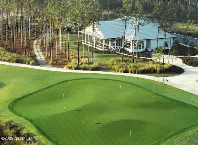 8 Rue Renoir, Palm Coast, FL 32137 - view of property's community featuring a putting green and golf course view