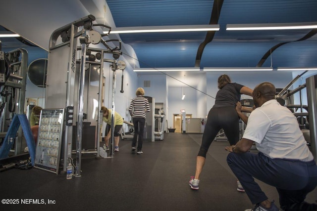 8 Rue Renoir, Palm Coast, FL 32137 - view of exercise room