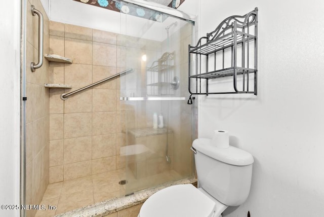 5342 Hickson Rd, Jacksonville, FL 32207 - bathroom featuring toilet and a shower stall