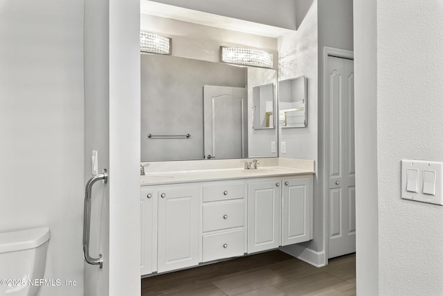 1141 Glengad, Ormond Beach, FL 32174 - bathroom with double vanity and wood finished floors