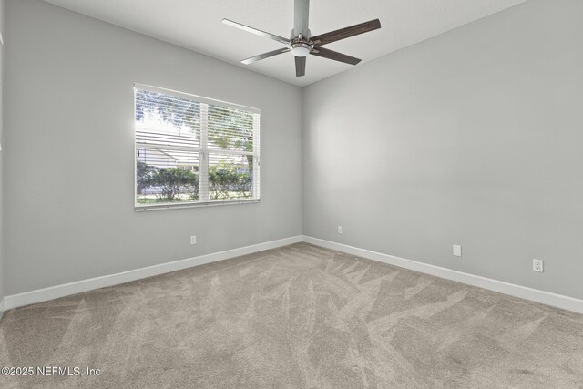 1141 Glengad, Ormond Beach, FL 32174 - unfurnished room featuring a ceiling fan and light carpet