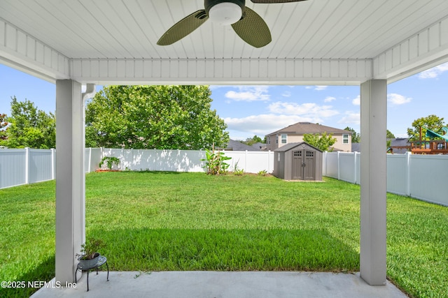 1929 Rock Springs Way, Middleburg, FL 32068 - view of yard featuring ceiling fan