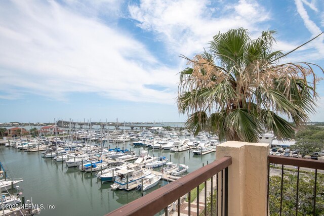3115 Harbor Dr, Saint Augustine, FL 32084 - water view with numerous boat docks and a dock