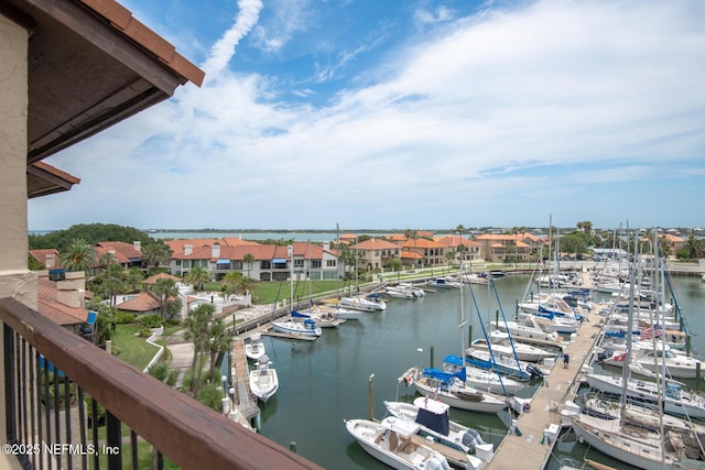 3115 Harbor Dr, Saint Augustine, FL 32084 - water view featuring numerous boat docks and a boat dock