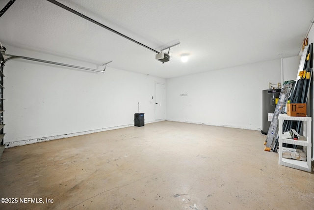 172 King Arthur Ct, Saint Augustine, FL 32086 - garage featuring a garage door opener and water heater