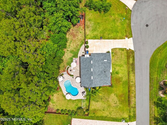309 Elza Ln, Saint Augustine, FL 32086 - bird's eye view of a pool