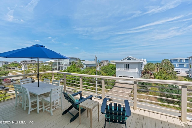 5473 Pelican Way, Saint Augustine, FL 32080 - deck with outdoor dining area