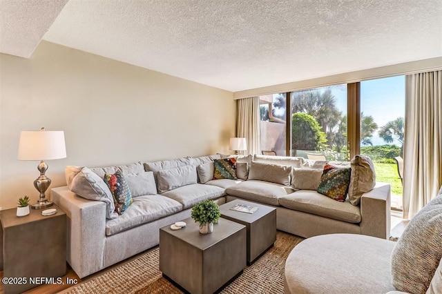 1185 Beach Walker Rd Unit 1185, Fernandina Beach, FL 32034 - living room with a textured ceiling