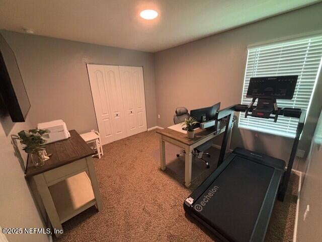 2358 Evening Oaks Ln, Green Cove Springs, FL 32043 - view of carpeted office space