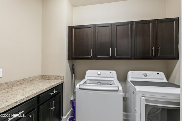 117 S Durbin Pkwy, Saint Johns, FL 32259 - laundry area with cabinet space and separate washer and dryer