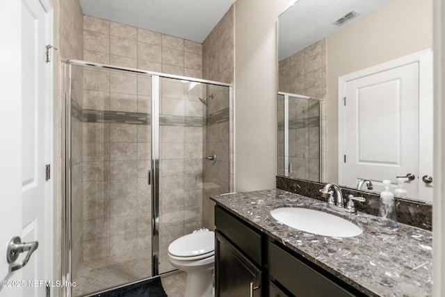 117 S Durbin Pkwy, Saint Johns, FL 32259 - bathroom featuring vanity, toilet, and a shower stall