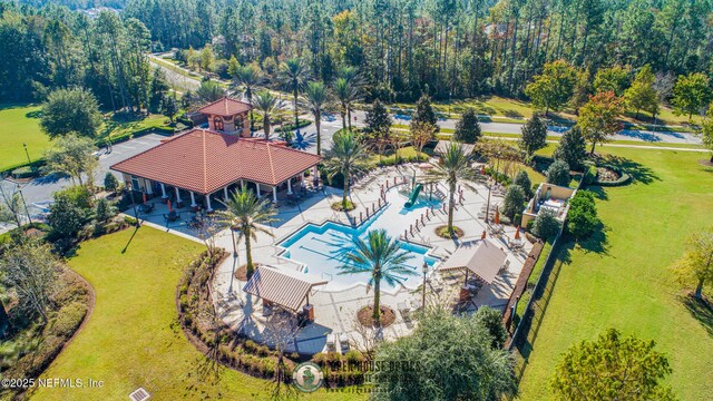 117 S Durbin Pkwy, Saint Johns, FL 32259 - view from above of property with a pool area
