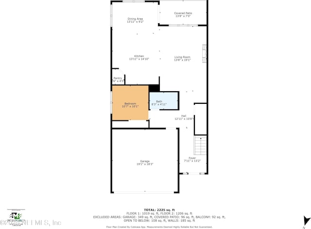 329 Rum Runner Way, Saint Johns, FL 32259 - home floor plan