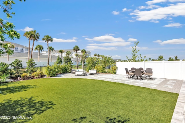 329 Rum Runner Way, Saint Johns, FL 32259 - view of yard featuring a patio and an outdoor hangout area