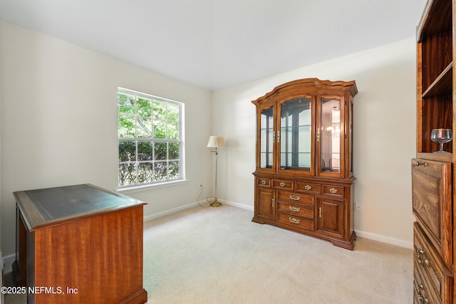 372 Johns Creek Pkwy, Saint Augustine, FL 32092 - office area featuring light colored carpet and baseboards