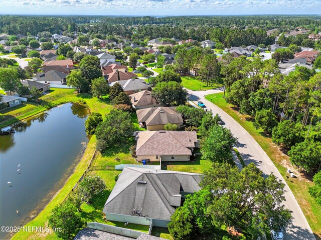 372 Johns Creek Pkwy, Saint Augustine, FL 32092 - aerial view of residential area featuring a large body of water