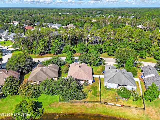 372 Johns Creek Pkwy, Saint Augustine, FL 32092 - aerial perspective of suburban area with a heavily wooded area