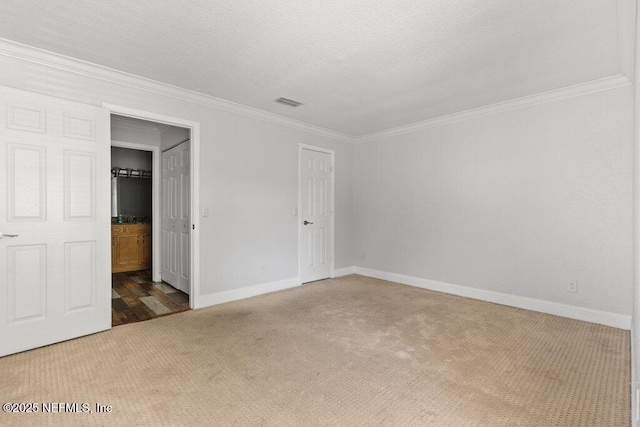 833 Shoreline Cir, Ponte Vedra Beach, FL 32082 - unfurnished bedroom featuring carpet floors, crown molding, and baseboards