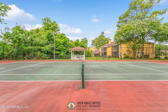 833 Shoreline Cir, Ponte Vedra Beach, FL 32082 - view of tennis court with community basketball court