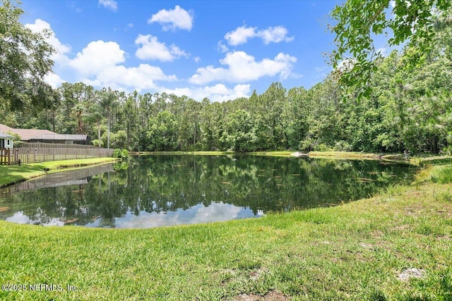 589 Prosperity Lake Dr, Saint Augustine, FL 32092 - water view with a heavily wooded area