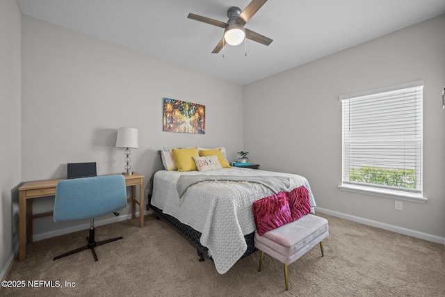 149 Ferndale Way, Saint Augustine, FL 32092 - carpeted bedroom featuring baseboards and a ceiling fan
