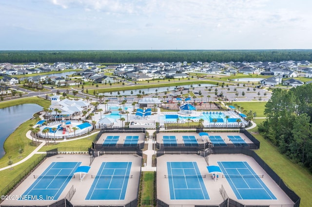 121 Thistleton Way, Saint Augustine, FL 32092 - aerial view of residential area with a nearby body of water