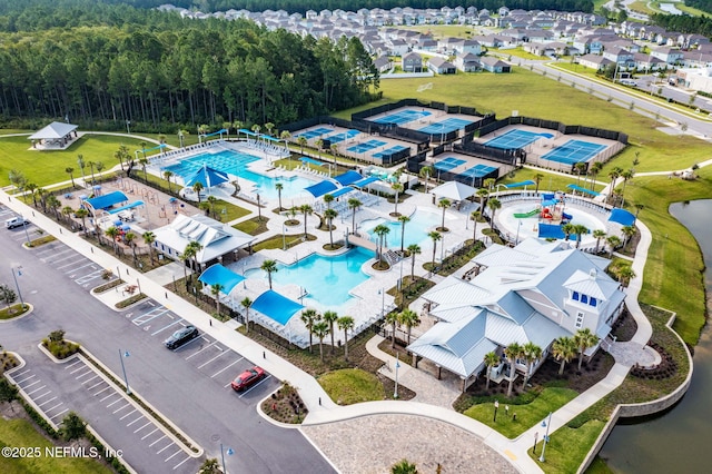 121 Thistleton Way, Saint Augustine, FL 32092 - drone / aerial view of a pool