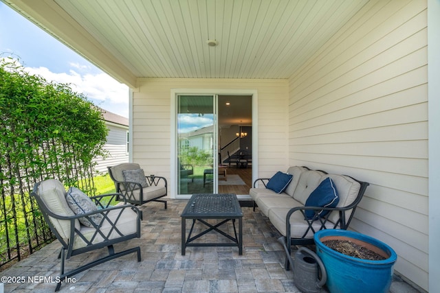 121 Thistleton Way, Saint Augustine, FL 32092 - view of patio / terrace featuring outdoor lounge area