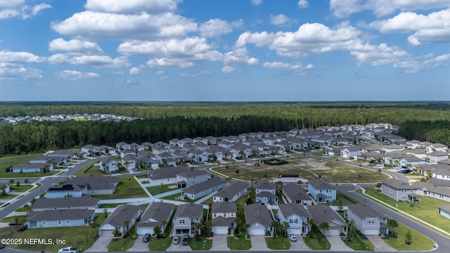 121 Thistleton Way, Saint Augustine, FL 32092 - aerial perspective of suburban area featuring a forest