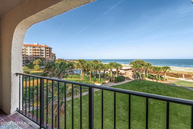 1829 Turtle Dunes Pl Unit 1829, Fernandina Beach, FL 32034 - balcony featuring a water view