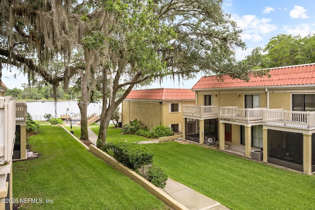 5811 Atlantic Blvd Unit 153, Jacksonville, FL 32207 - view of yard with a balcony