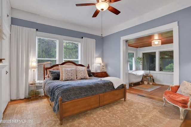 7265 Beach Rd, Elkton, FL 32033 - bedroom featuring wood finished floors