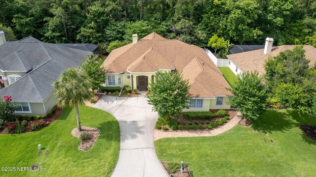 2305 Range Crescent Ct, Fleming Island, FL 32003 - aerial view of property and surrounding area
