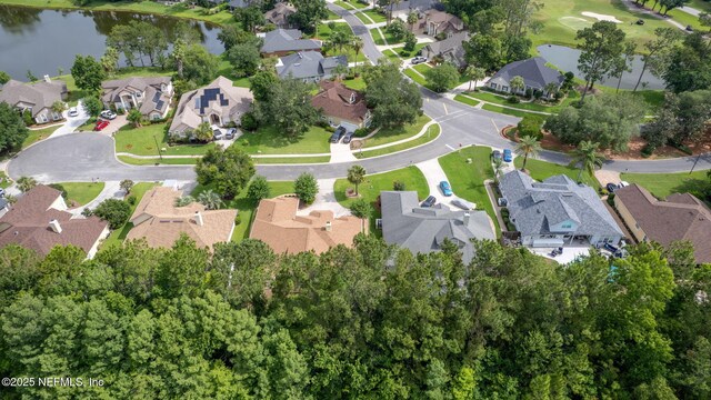 2305 Range Crescent Ct, Fleming Island, FL 32003 - aerial view of property and surrounding area with nearby suburban area and a nearby body of water