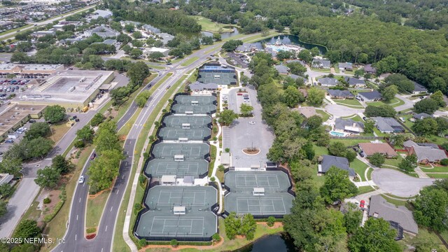 2305 Range Crescent Ct, Fleming Island, FL 32003 - aerial view of property's location featuring a nearby body of water and nearby suburban area