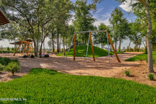 80 Atlas Dr, Saint Augustine, FL 32092 - community playground featuring a yard