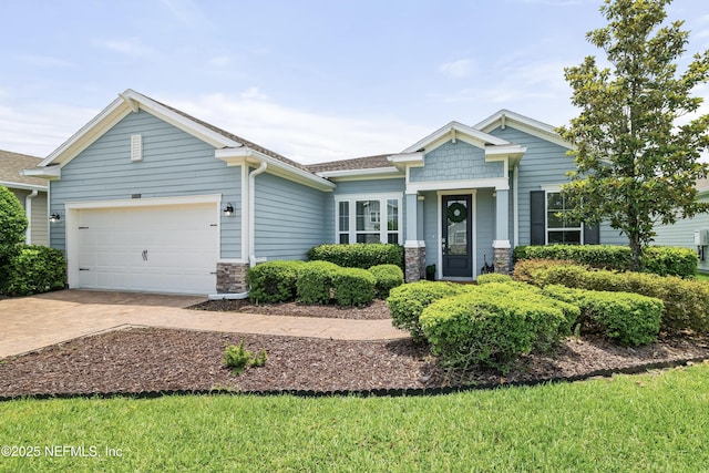 33 Crown Colony Rd, Saint Augustine, FL 32092 - craftsman inspired home with an attached garage and decorative driveway