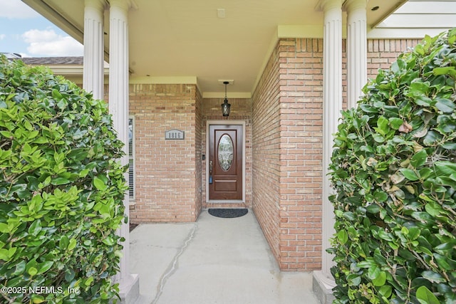1816 Lakedge Dr, Middleburg, FL 32068 - view of exterior entry featuring brick siding