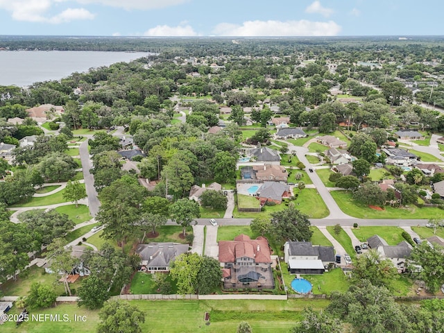 1816 Lakedge Dr, Middleburg, FL 32068 - aerial view of property and surrounding area featuring a nearby body of water and nearby suburban area