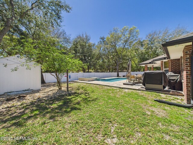 88137 Maybourne Rd, Yulee, FL 32097 - view of yard featuring a patio