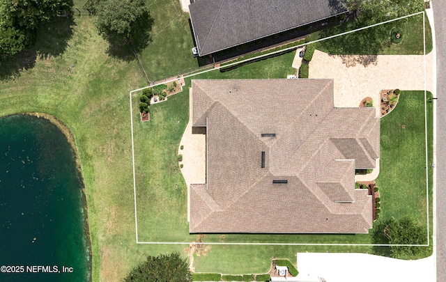 3653 Oglebay Dr, Green Cove Springs, FL 32043 - view from above of property featuring property parcel outlined