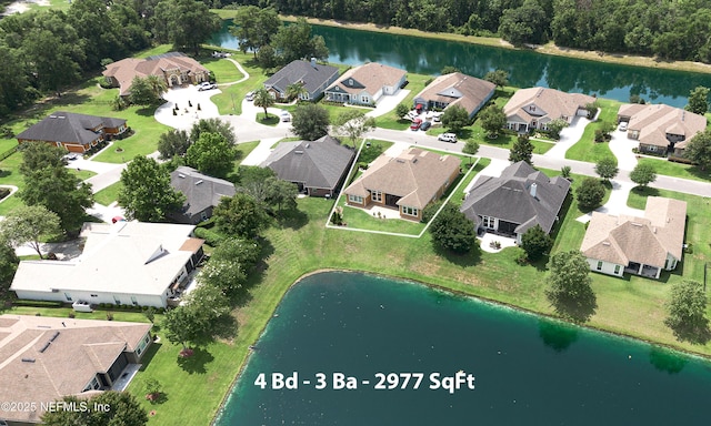 3653 Oglebay Dr, Green Cove Springs, FL 32043 - aerial overview of property's location with nearby suburban area and a large body of water