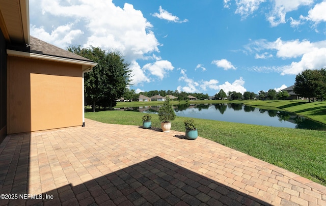 3653 Oglebay Dr, Green Cove Springs, FL 32043 - view of patio / terrace with a water view